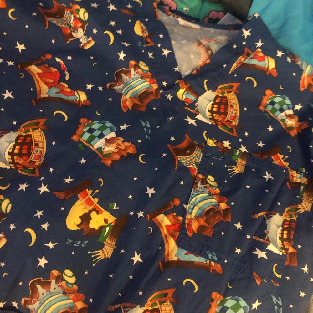Small scrub top